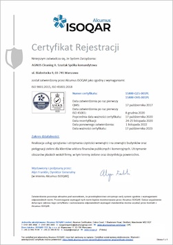 certyfikat rejestracji isoqar
